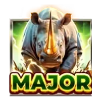 Major Jackpot Rhino symbol